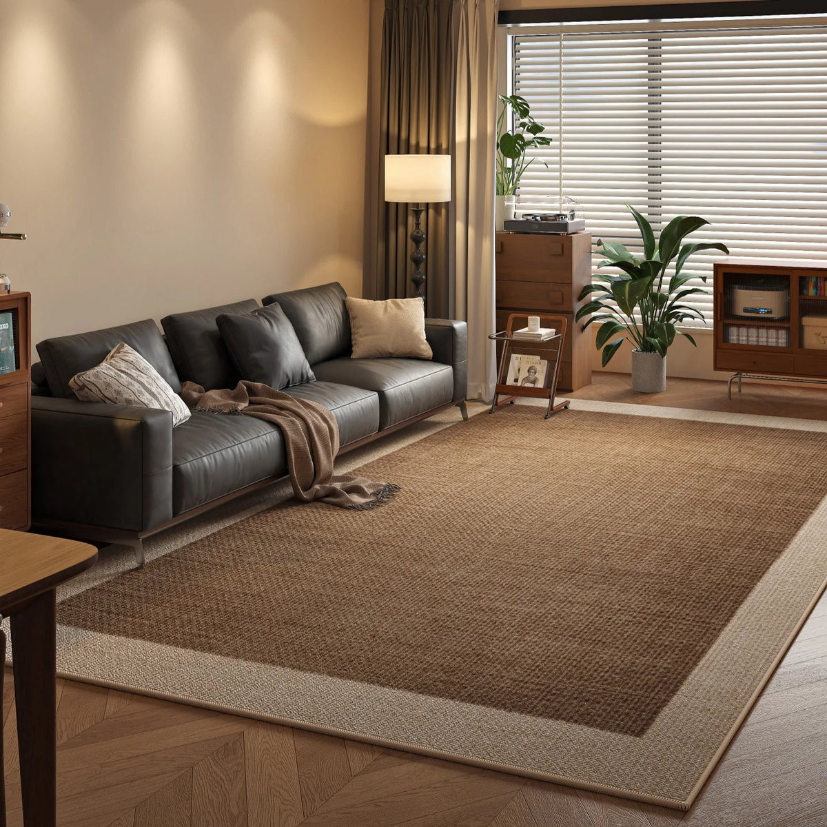 Bordered Area Rug