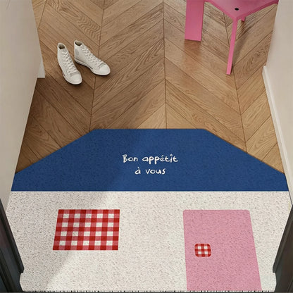 Korean House Print Loop Doormat – doormat photo 3