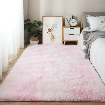 Washable Long Pile Shag Rug in Shade 14
