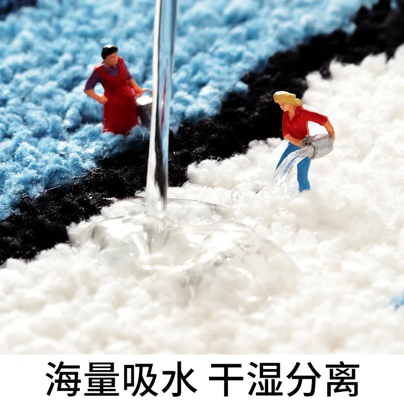 Flocked Bath Mat