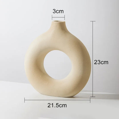 Ceramic Donut Ring Vase – vase photo 10