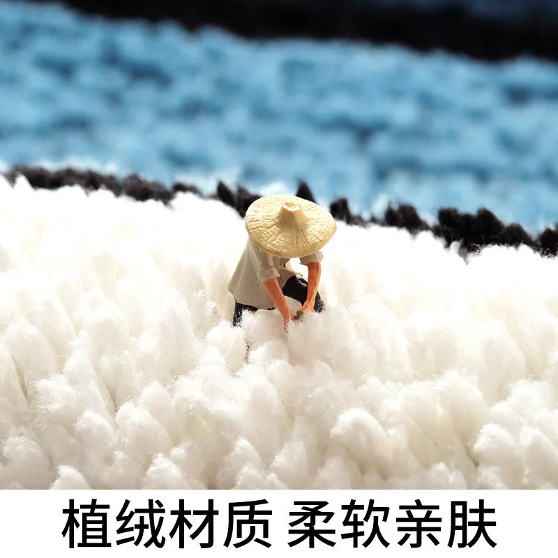 Flocked Bath Mat