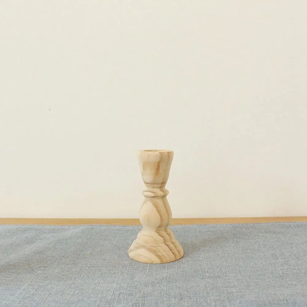 Unfinished Turned Candlestick