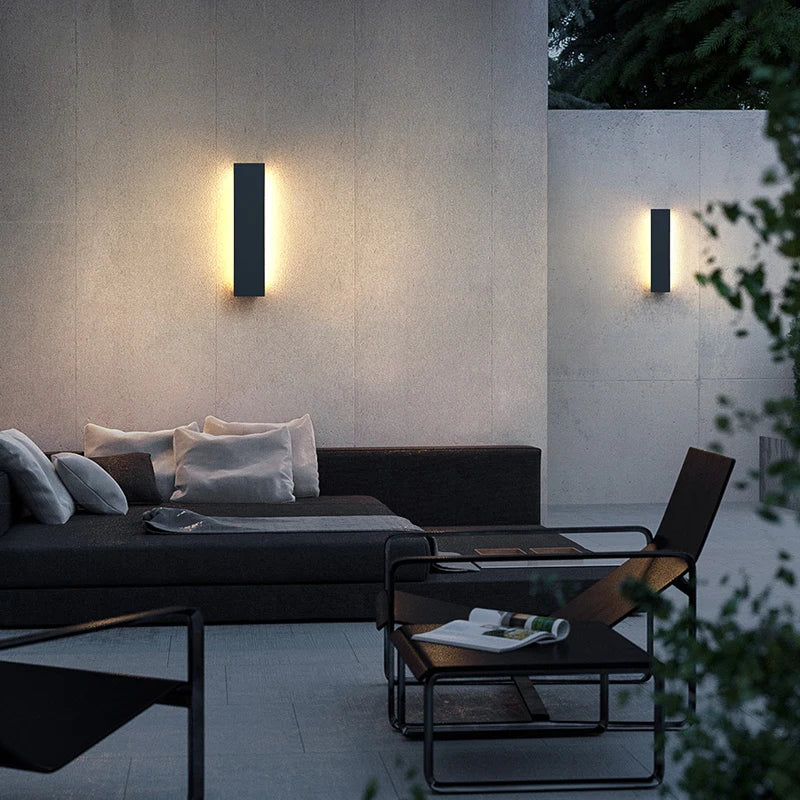 Linear Outdoor Wall Light
