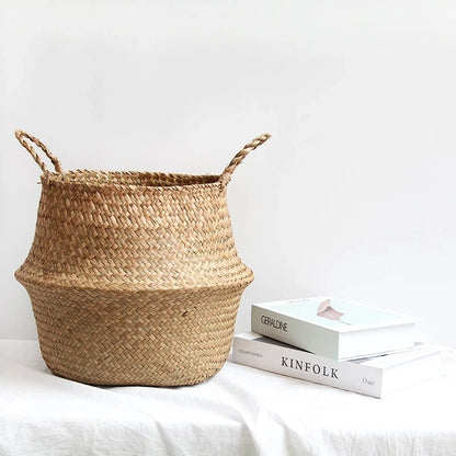 Seagrass Wicker Basket – storage basket photo 7
