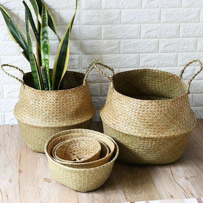 Seagrass Wicker Basket – storage basket photo 2