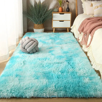 Washable Long Pile Shag Rug in Shade 9