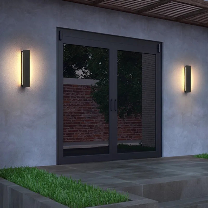 Linear Outdoor Wall Light