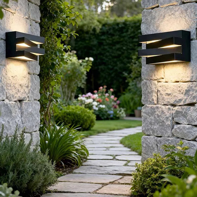 Slatted Up and Down Wall Light