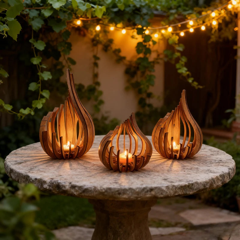 Wooden Slat Lantern Kit