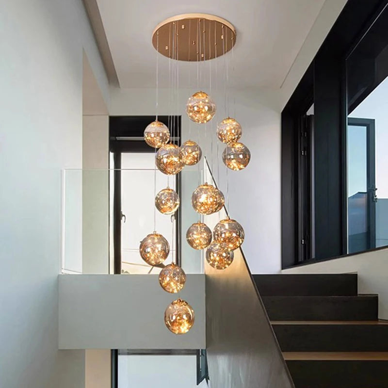 Nordic home decor dining room Pendant lamp lights indoor lighting stair lamp hanging light chandelier lamps for living room