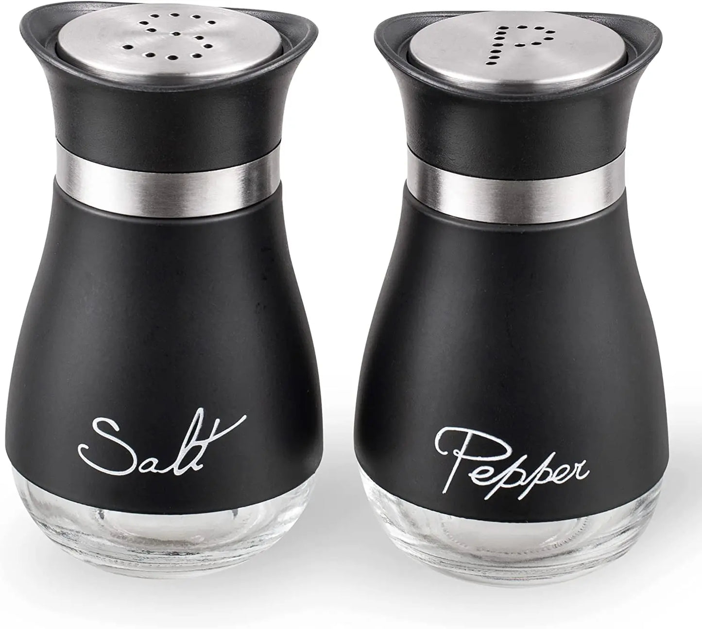 Glass Salt and Pepper Shakers