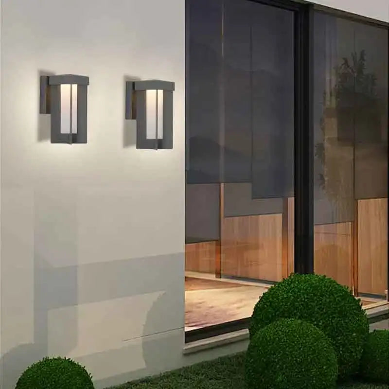 Framed Outdoor Wall Lantern