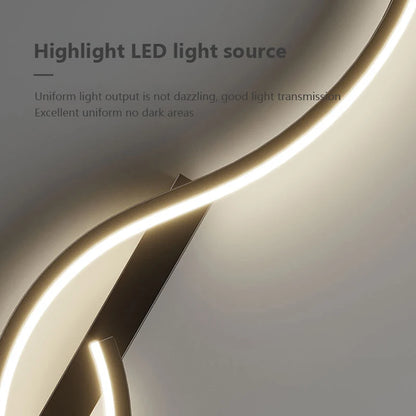 Minimalist LED Strip Wall Sconce – wall light photo 7