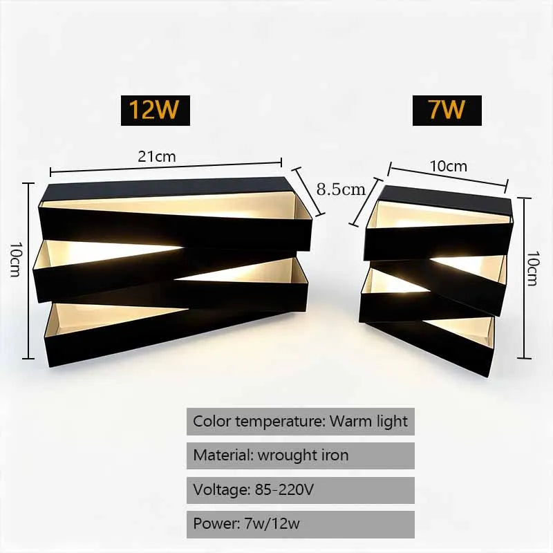 Slatted Up and Down Wall Light