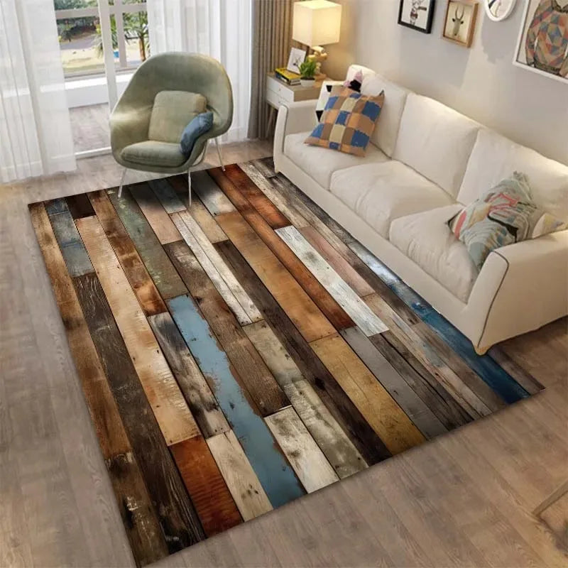 Timber Print Area Rug