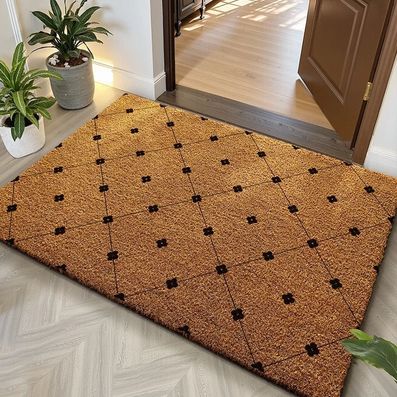 Coir Look Entryway Doormat