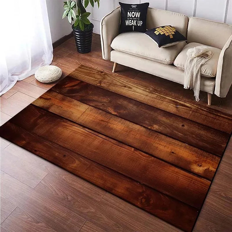 Timber Print Area Rug