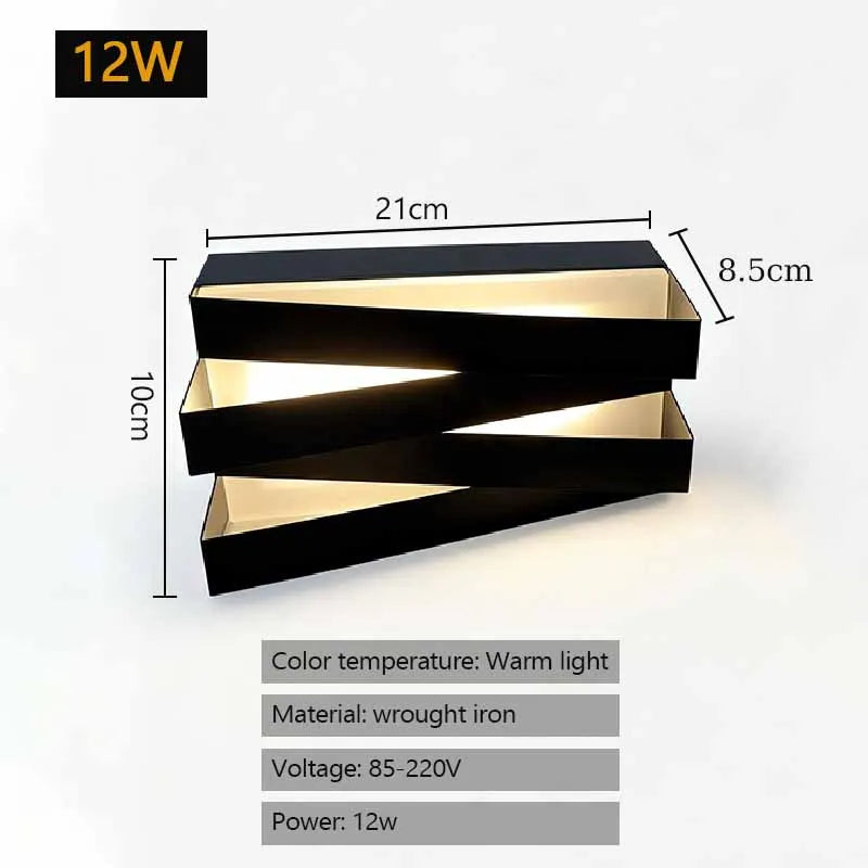 Slatted Up and Down Wall Light