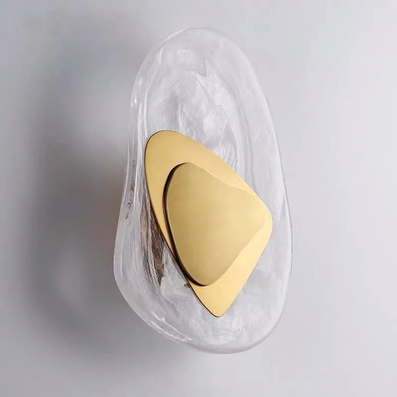 Post Modern Creative Marble Glass Wall LED Sconce 85-245V Nordic Wall Lamp For Living Room TV Background Wall And Bedroom