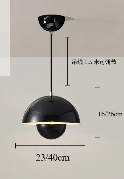 Nordic Led Color Chandelier Macaron Danish Mushroom Hanging Lights Restaurant Kitchen Pendant Lamp Home Luminaire LED Lighting