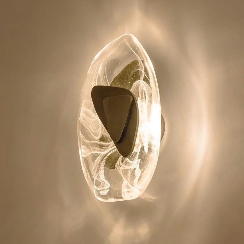 Post Modern Creative Marble Glass Wall LED Sconce 85-245V Nordic Wall Lamp For Living Room TV Background Wall And Bedroom