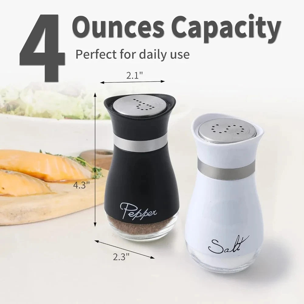 Glass Salt and Pepper Shakers