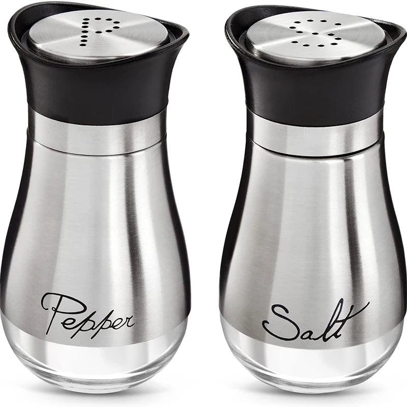 Glass Salt and Pepper Shakers