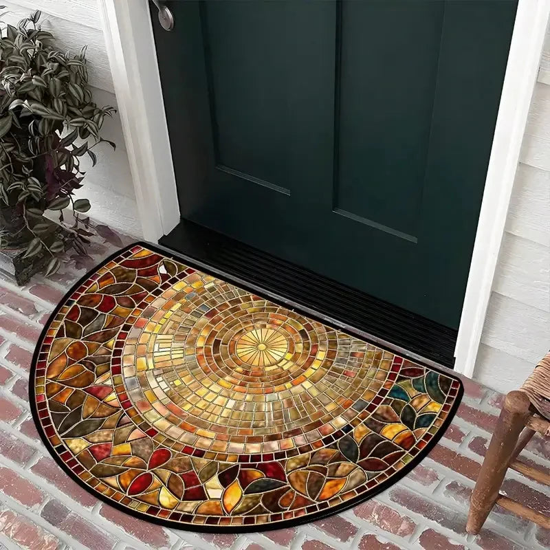 Mosaic Half Round Doormat