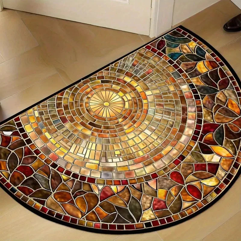 Mosaic Half Round Doormat