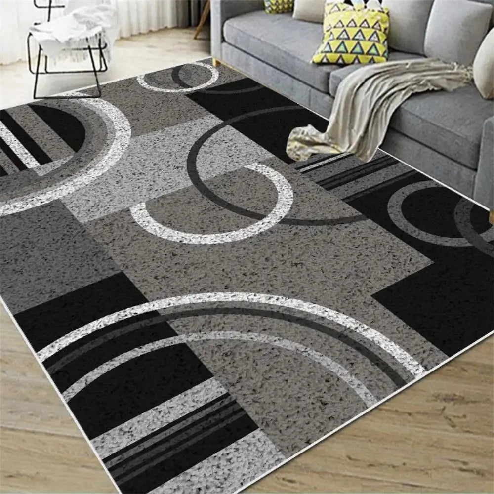 Nordic Abstract Carpet Living Room Bedroom Kitchen Dining Room Floor Mat Home Decor Geometric Large Area Floor Rug Floor Mats