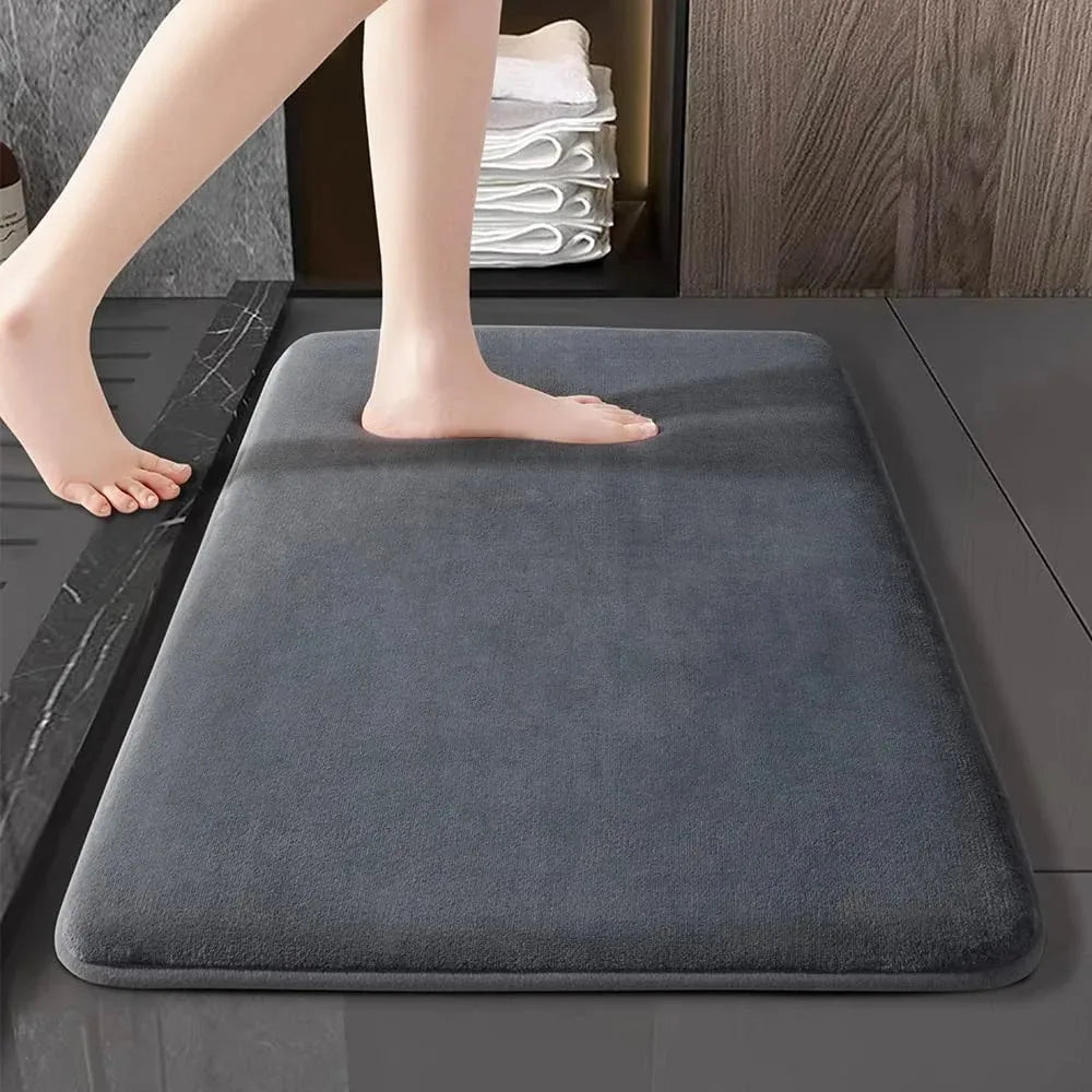 Coral Velvet Quick Dry Bath Mat – bath mat photo 2