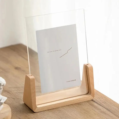 Acrylic U Shape Wood Photo Frame – picture frame photo 3