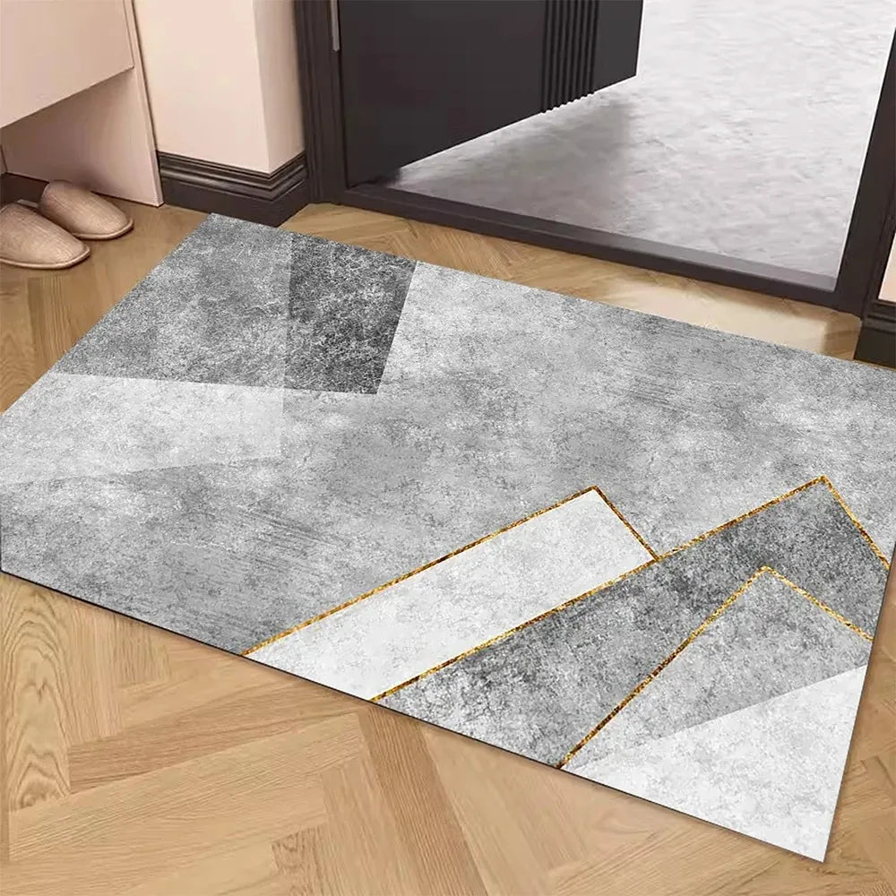 Geometric Print Doormat