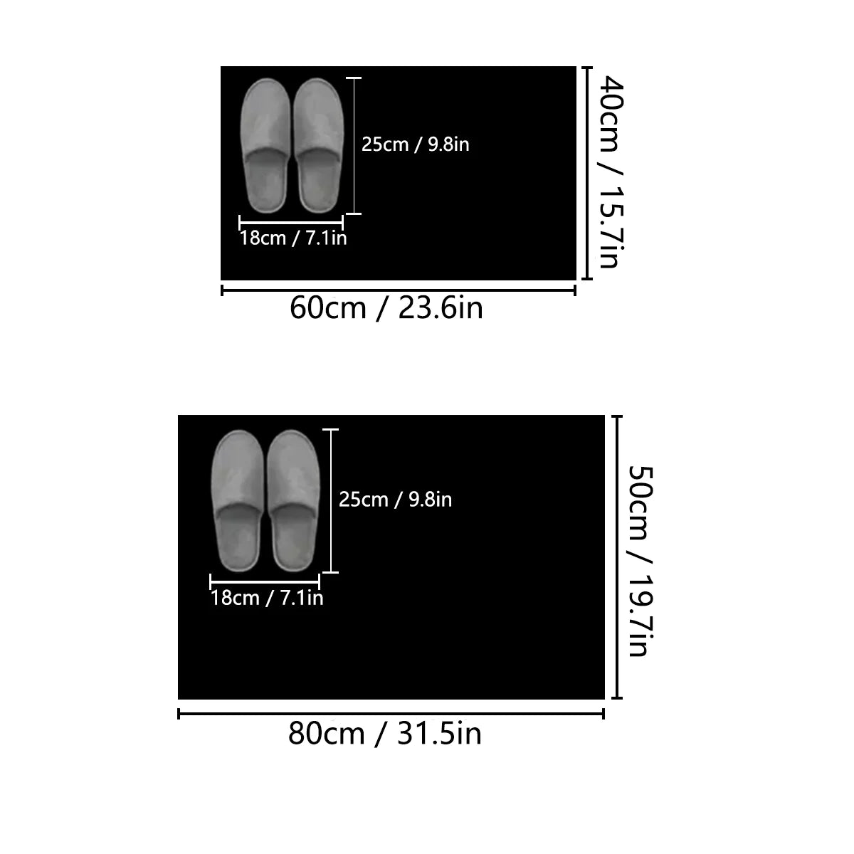 Household diatomaceous earth bathroom mat shower room entrance absorbent foot mat toilet non-slip mat entrance mat