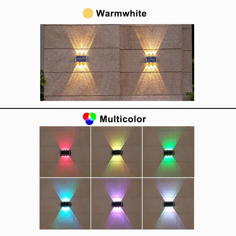 Solar Up and Down Fence Light