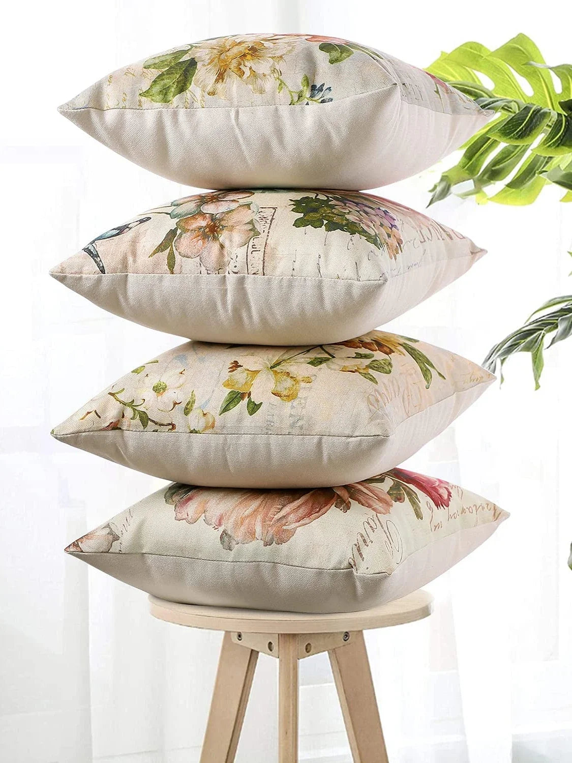 Vintage Floral Linen Cushion Cover – cushion cover photo 5