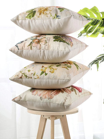 Vintage Floral Linen Cushion Cover – cushion cover photo 5