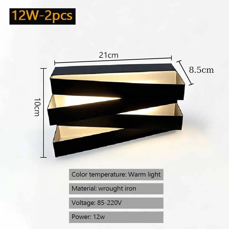 Slatted Up and Down Wall Light
