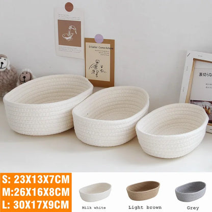 Cotton Rope Storage Basket – storage basket photo 5