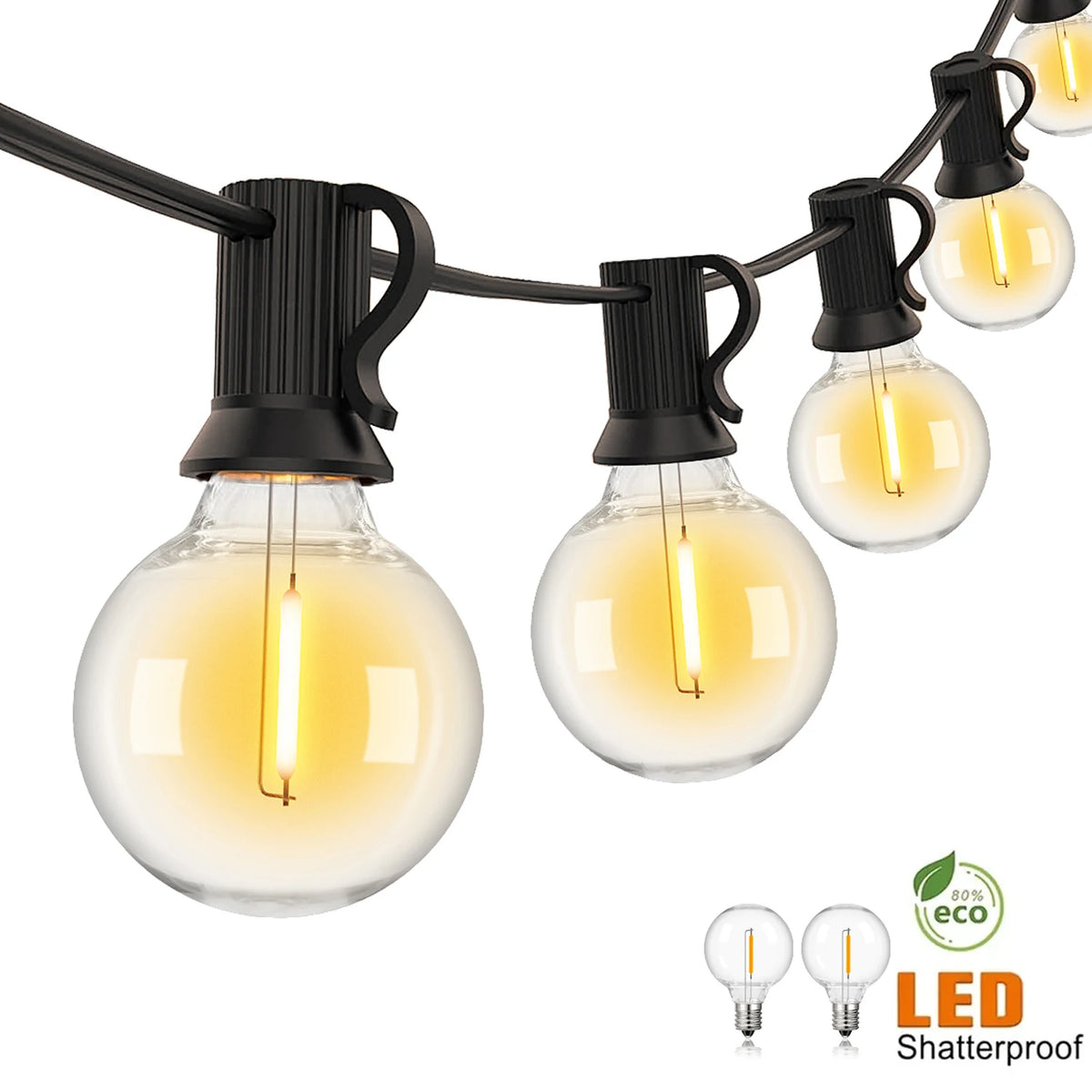 Shatterproof G40 Garden String Lights – string lights photo 2