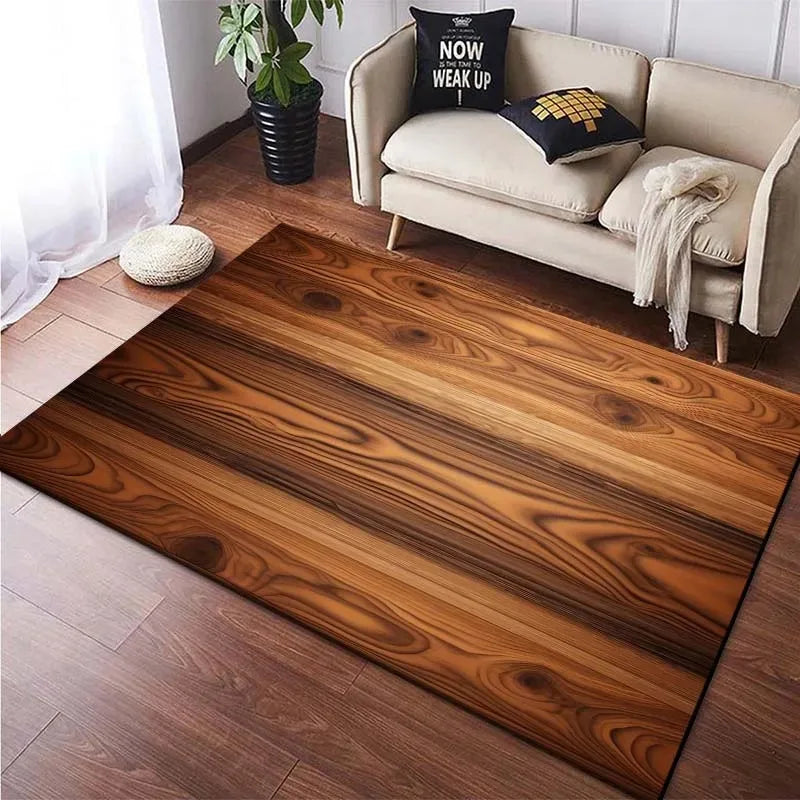 Timber Print Area Rug