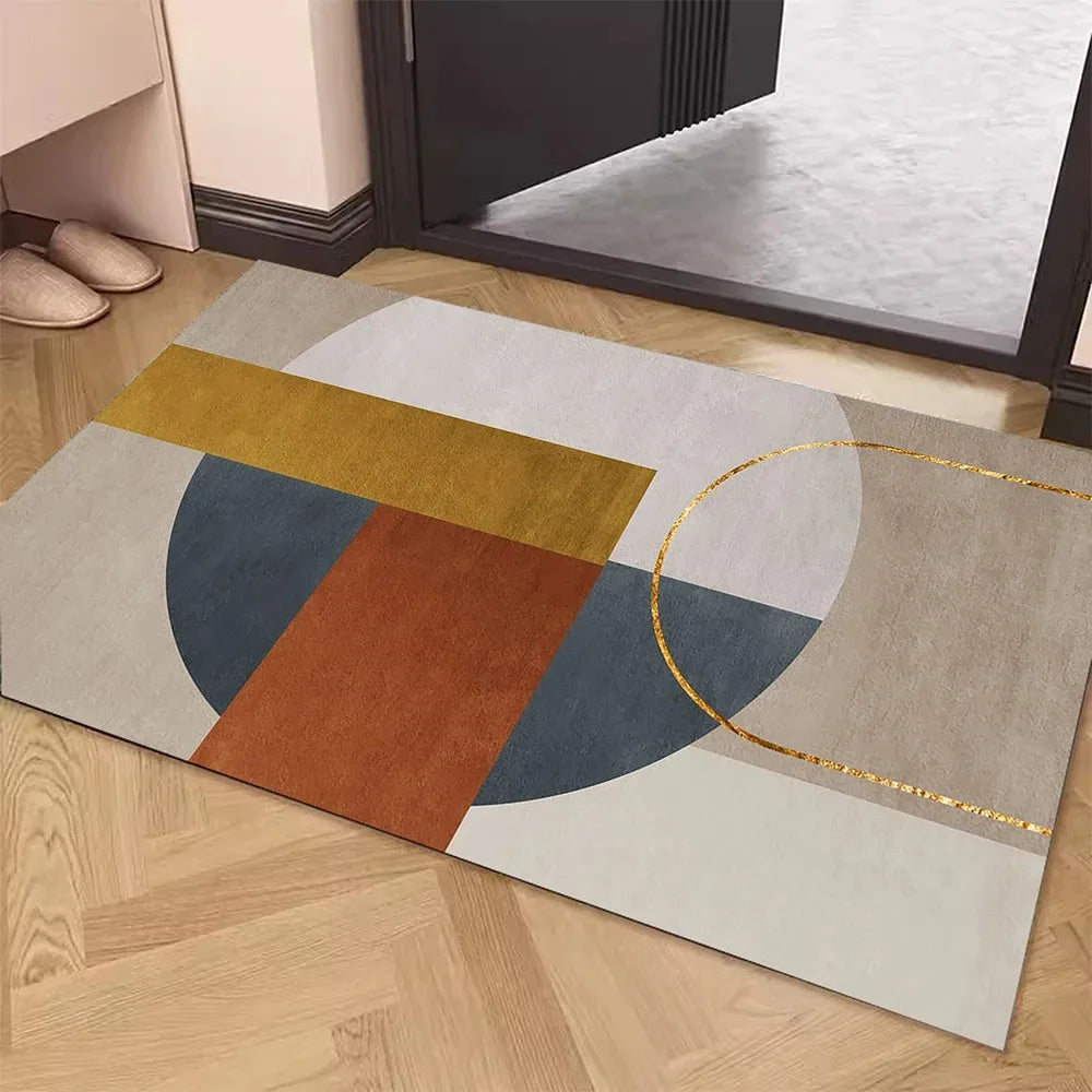 Geometric Print Doormat