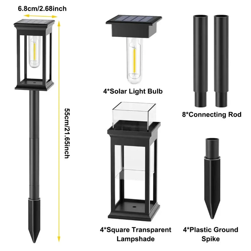 Solar Path Lantern Stake