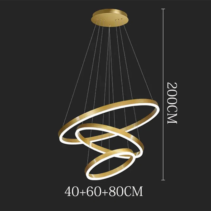 Nordic Home Decoration, Stair Chandelier, Living Room and Dining Room Pendant Lights, Ceiling Light, Indoor Lighting
