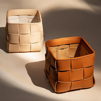 Square Desktop Storage Basket – storage basket photo 3
