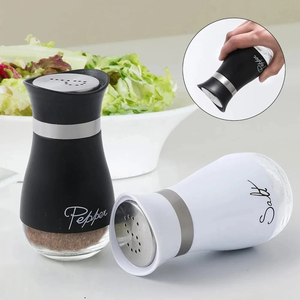 Glass Salt and Pepper Shakers