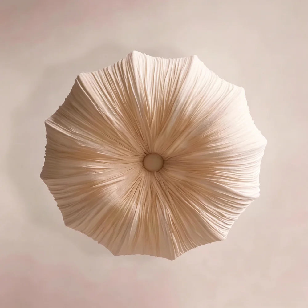 Nordic Fabric  Pendant Light Minimalist Wabi Sabi Retro Iron Chain Pendant Lamp Japanese Living Dining Room Bedroom Chandelier