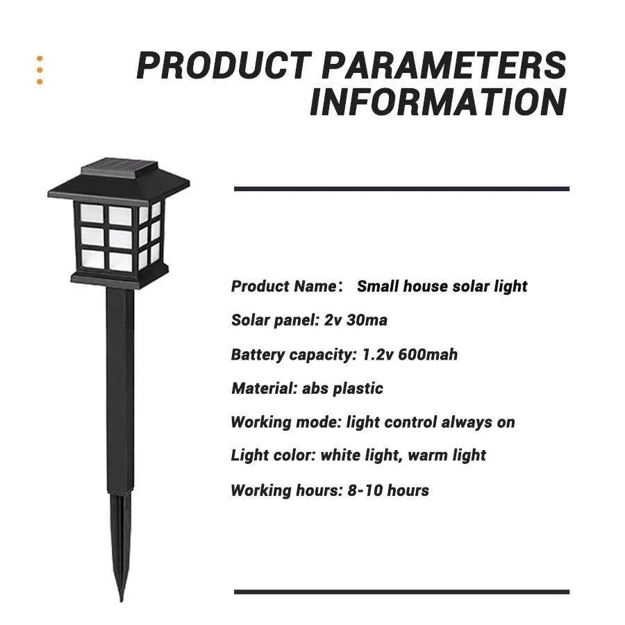 Solar Pagoda Path Lights