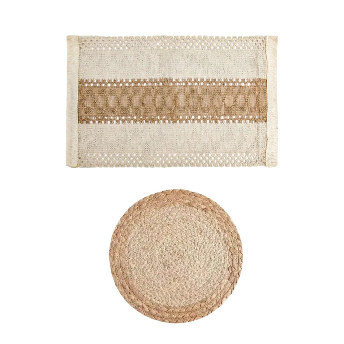 Woven Boho Placemat Set